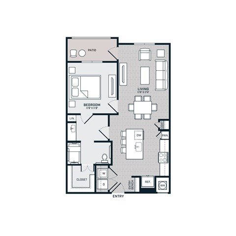 A4 ANSI Floor Plan at The Bridge at McKinney, Texas